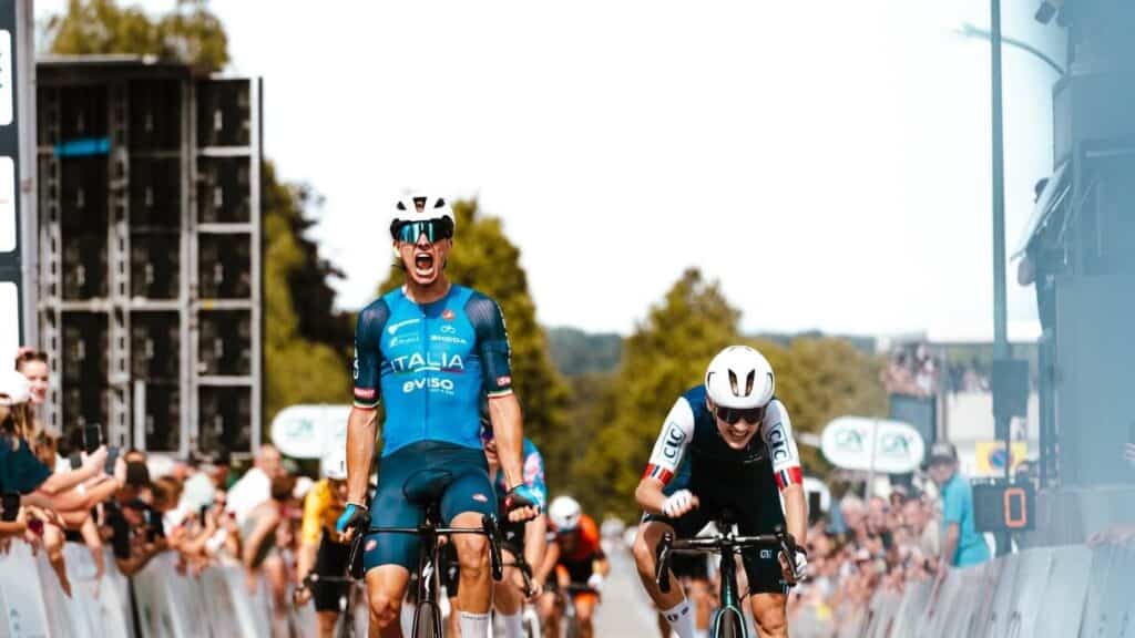 Enrico gewinnt im Sprint