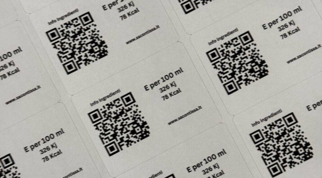 Der neue EU QR Code mit dem Link zu den Inhaltsstoffen des Weins