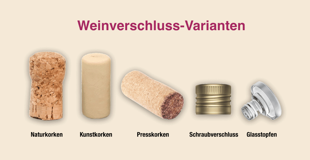 Welche Varianten von Weinverschlüssen gibt es überhaupt?
